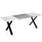 Jedálenský stôl X-210 Biely lesk,2