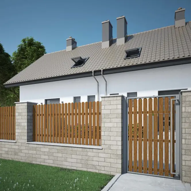 Plotová doska  WPC 100x7x1 svetlohnedá