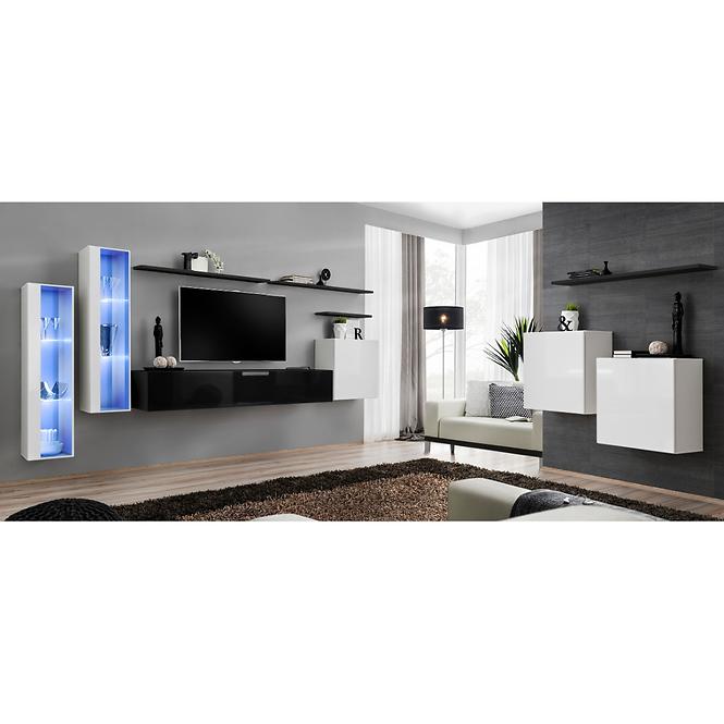 Závesná skrinka Switch WW2 Biely +LED