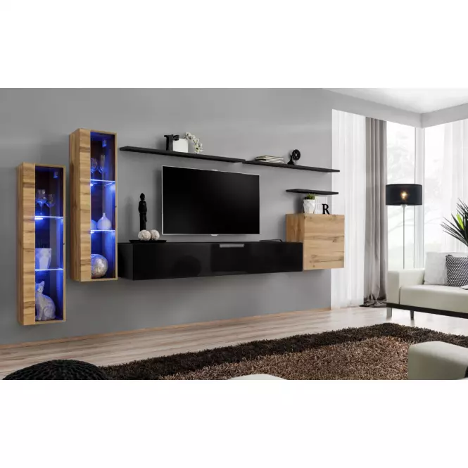 Závesná skrinka Switch WW2 Wotan +LED,6