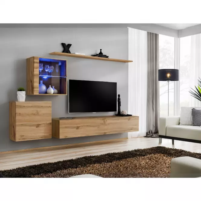 Závesná skrinka Switch WW3 Wotan +LED