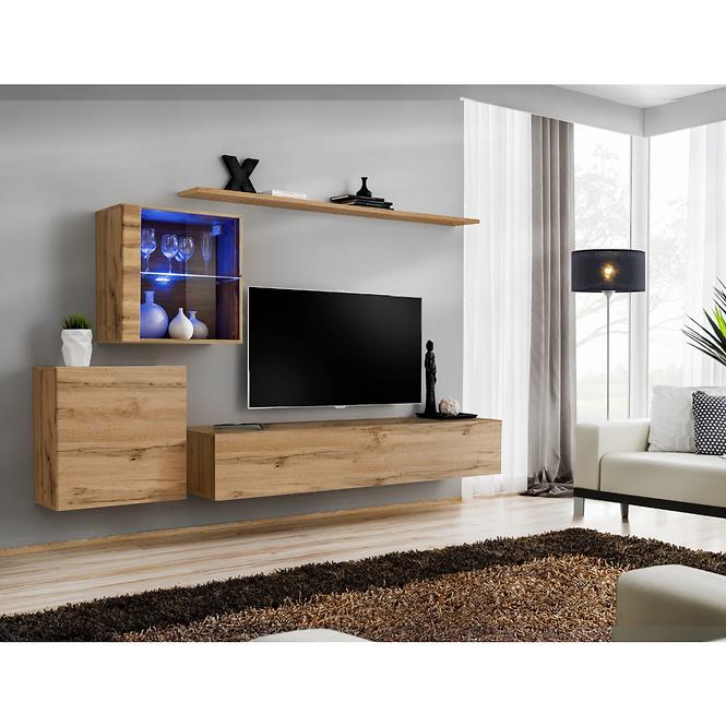 Závesná skrinka Switch WW3 Wotan +LED,4
