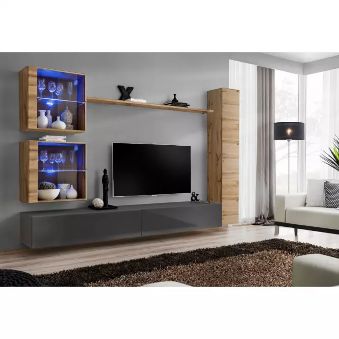 Závesná skrinka Switch WW3 Wotan +LED,7