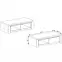 TV stolík Livinio L10 ribbeck/Biely lesk,4
