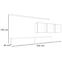 Obývacia stena Switch XVII Sklo +LED  Wotan/Grafit,2