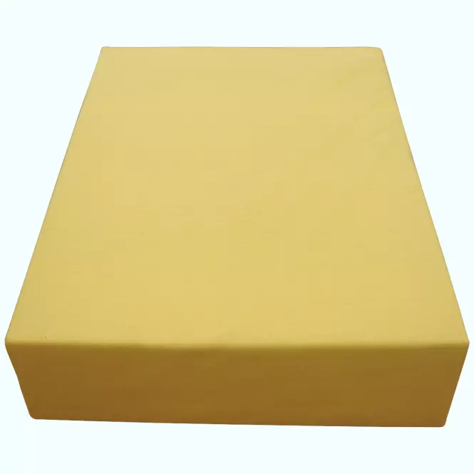 Plachta na posteľ Jersey 90x200  žltá 5102,3