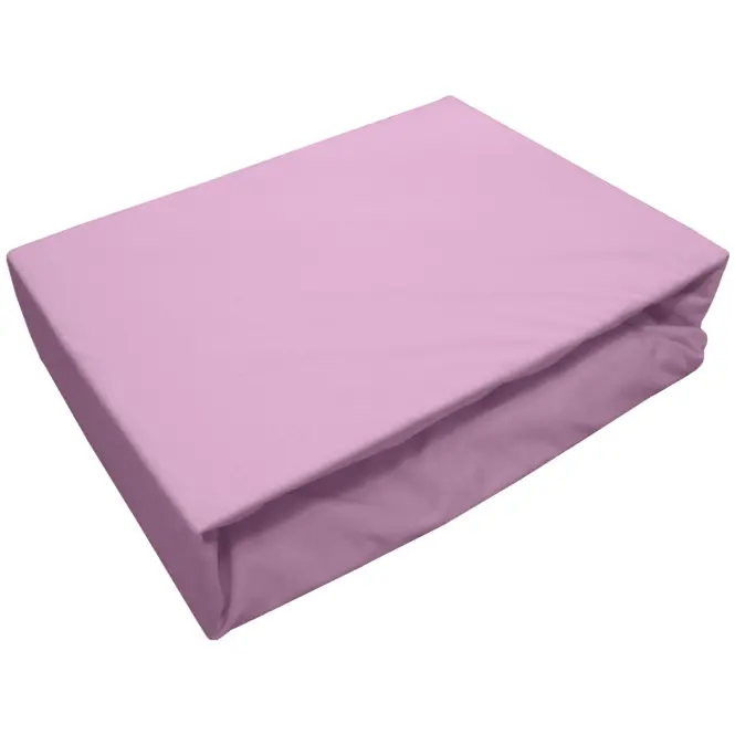 Plachta na posteľ Jersey 90x200 svetloružová 4605,4