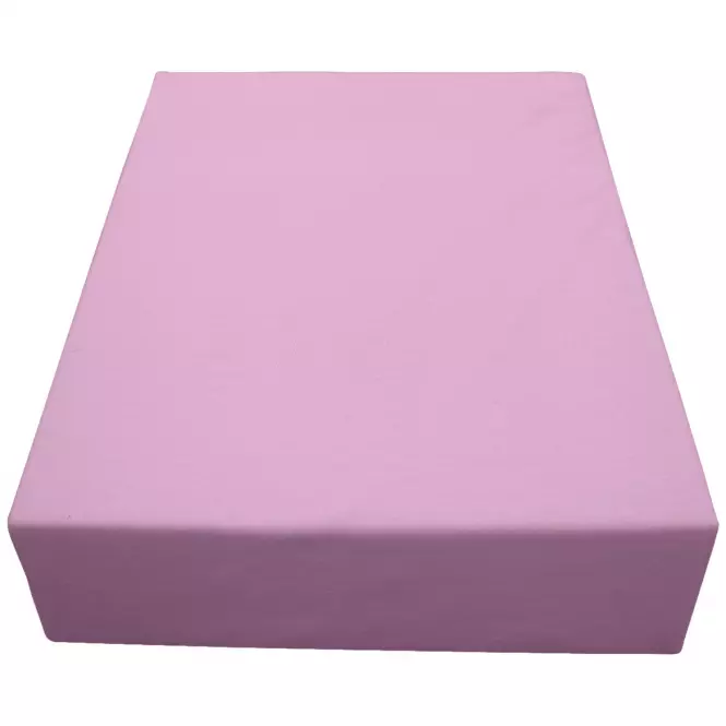 Plachta na postel jersey 160x200 kol. 4605 jasne ružová
