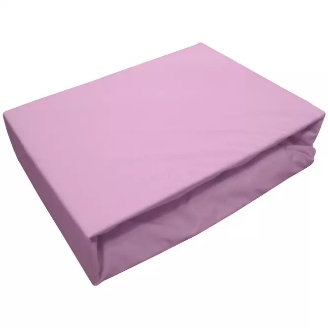 Plachta na postel jersey 200x220 kol. 4605 jasne ružová