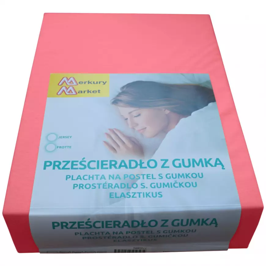 Plachta na posteľ jersey 200x220 farba 6138 malina