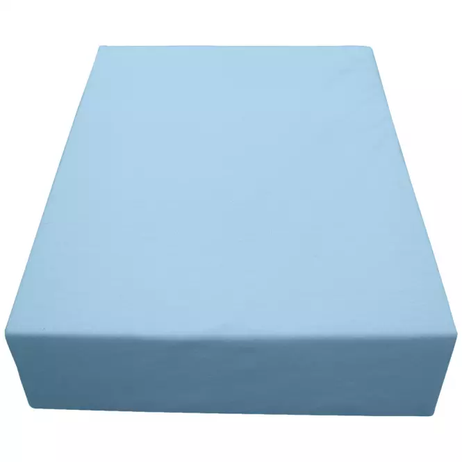Plachta na postel jersey 90x200 kol. 9700 modrý