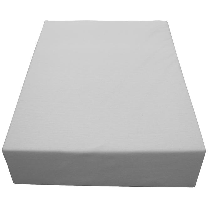 Plachta na posteľ jersey 140x200 kol. 4015 sivá,3