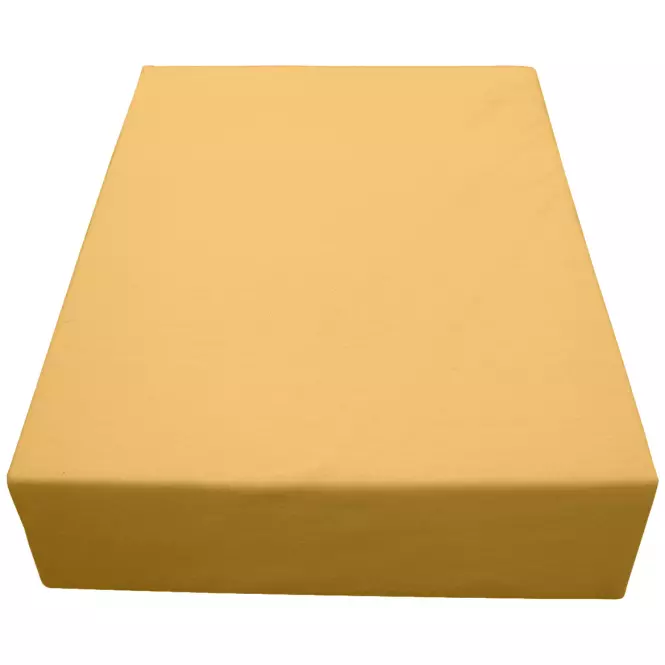 Plachta na posteľ jersey 160x200  kol. 5103 horčica