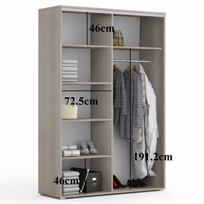 Skriňa Pola A12 150 Sonoma