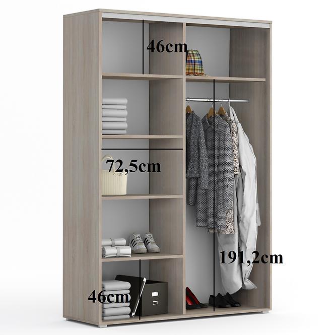 Skriňa Pola A12 150 Sonoma
