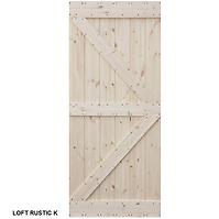 Dvere posuvné na mieru Loft Rustic K