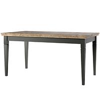 Rozkladací stôl Evora 92  160/240x90cm Dub Lefkas/Zelená