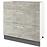 Skrinka do kuchyne Charlotte 60lcdr Grey Graphite/Light Atelier