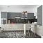 Skrinka do kuchyne Charlotte 60lcdr Grey Graphite/Light Atelier,3
