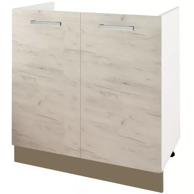 Skrinka do kuchyne Charlotte 80lc For The Kichten Sink Latte/Oak Grey Craf