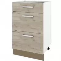 Skrinka do kuchyne Charlotte 40lcdr Latte/Oak Grey Craft