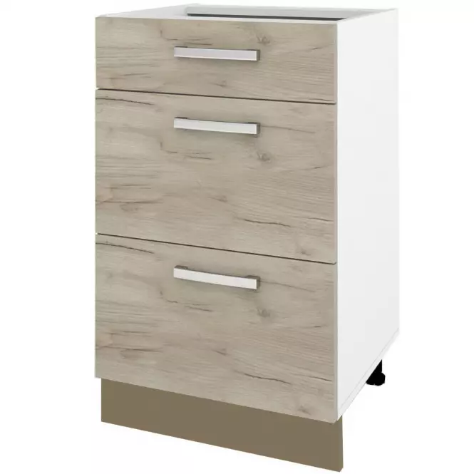 Skrinka do kuchyne Charlotte 40lcdr Latte/Oak Grey Craft