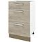 Skrinka do kuchyne Charlotte 40lcdr Latte/Oak Grey Craft
