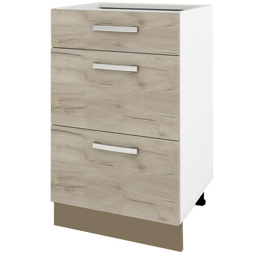 Skrinka do kuchyne Charlotte 40lcdr Latte/Oak Grey Craft