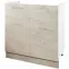 Skrinka do kuchyne Charlotte 80lc For The Kitchen Sink White/Oak White Cra