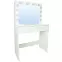 Toaletný stolík Malmo + LED biely,2