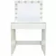 Toaletný stolík Malmo + LED biely,3