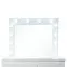 Toaletný stolík Emma + LED biely,3