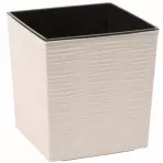 Obal na kvetináč Juka ECO 25x25x26cm biely