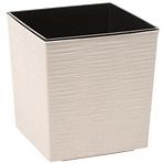 Obal na kvetináč Juka ECO 25x25x26cm biely