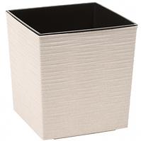 Obal na kvetináč Juka ECO 25x25x26cm biely