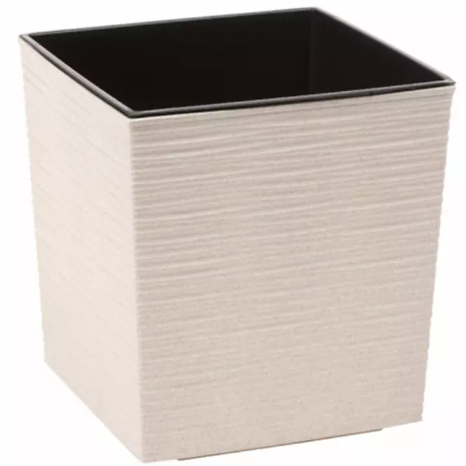 Obal na kvetináč Juka ECO 25x25x26cm biely
