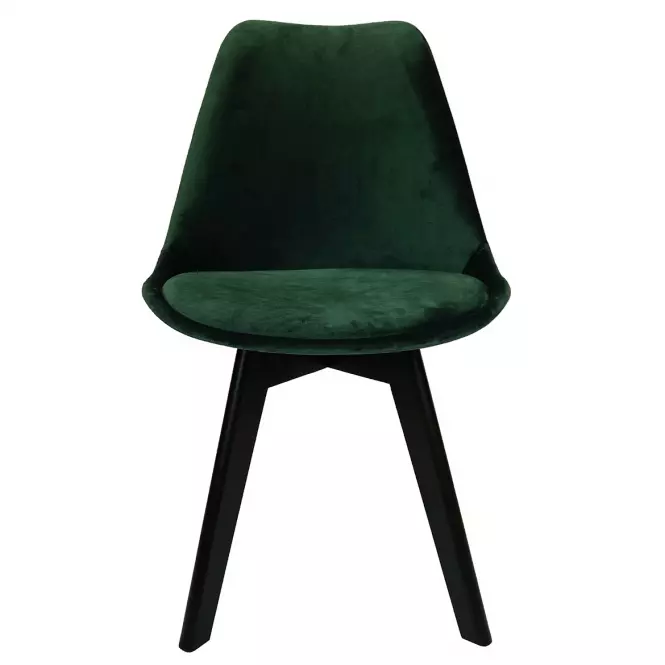 Stolička Mia Black zelená,3