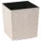 Obal na kvetináč Juka Ratan ECO 25x25x26 cm biely