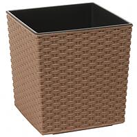 Obal Juka Ratan ECO 25x25x26 cm svetlohnedý