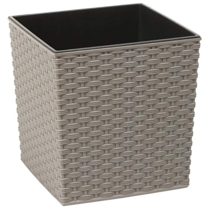 Obal Juka Ratan ECO 25x25x26 cm sivý