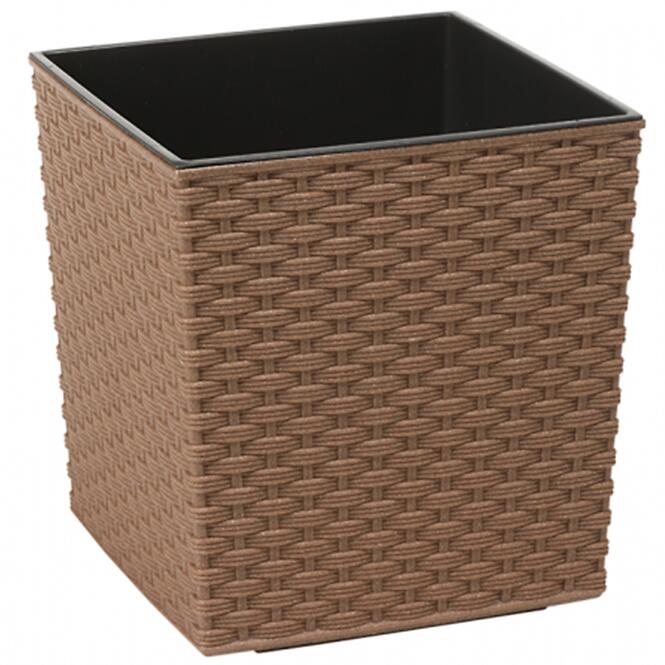 Obal Juka Ratan ECO 30x30x31 cm svetlohnedý