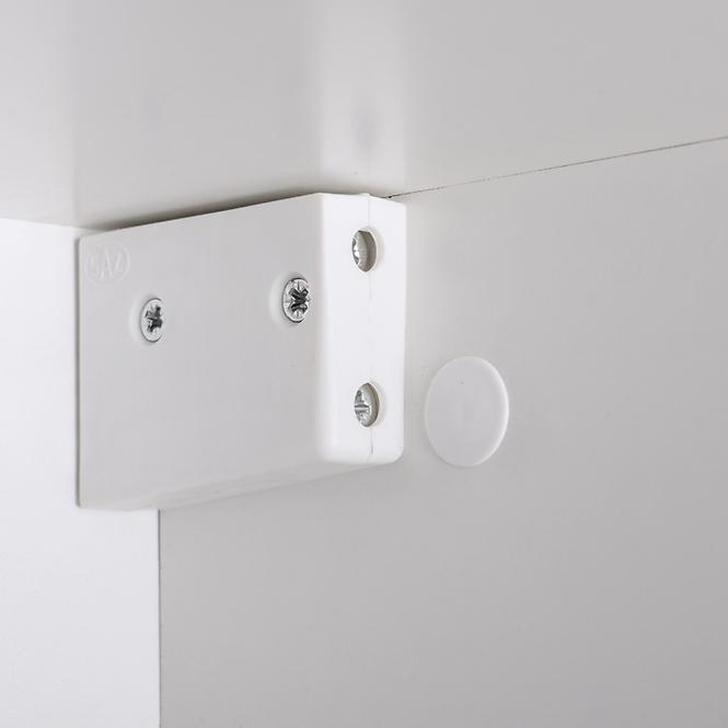 Komoda+Polička Switch Sb II Biely/Čierna /Biely