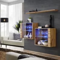 Komoda+Polička Switch Sb III Led Wotan