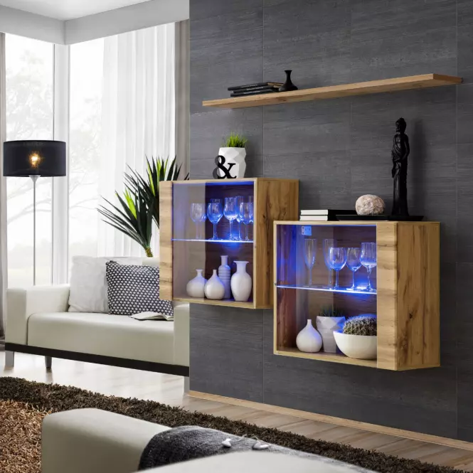 Komoda+Polička Switch Sb III Led Wotan