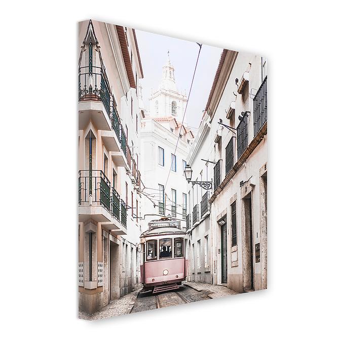 Canvas 60x80 St595 Pink Tram