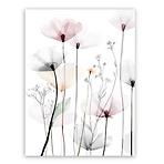 Obraz na plátne 60x80 cm St543 Modern Poppy 1