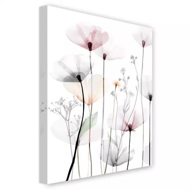 Obraz na plátne 60x80 cm St543 Modern Poppy 1,2