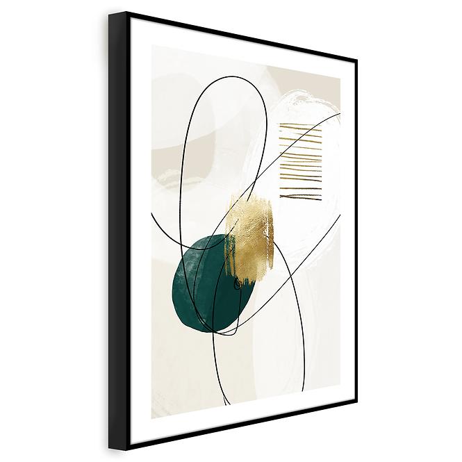 Obraz Artbox Digi 50x70 Ab110 Green Shape,2