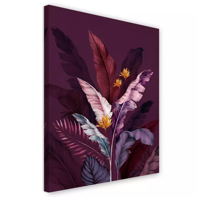 Canvas 60x80c St555 Violet Leavs