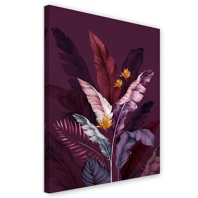 Canvas 60x80c St555 Violet Leavs